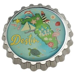 Destin Florida Souvenir Bottle Opener Fridge Magnet Travel Tourist Gift Vacation